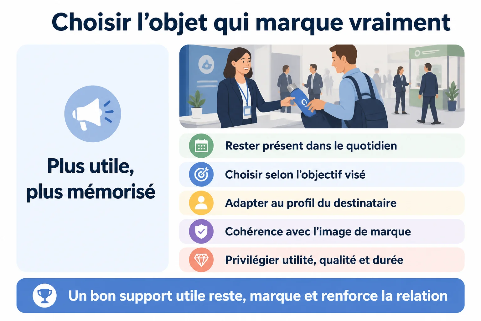 Comment choisir les objets publicitaires en fonction de votre entreprise et marché ?